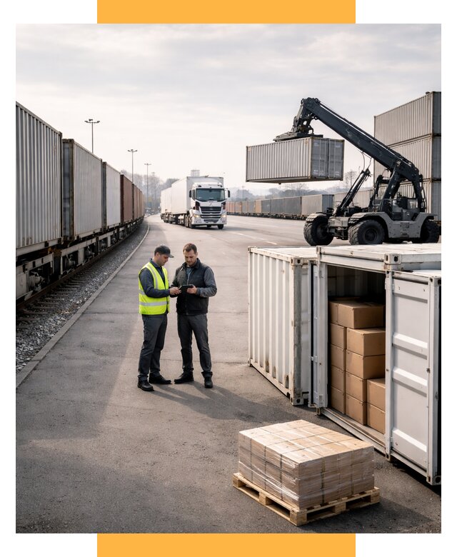 Международные мультимодальные перевозки от 48200 р. | СетСервис-Прм