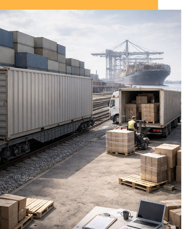 Мультимодальные перевозки грузов по миру от 48200 руб