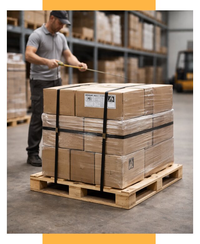 Упаковка и паллетирование грузов от 3749 р. | СетСервис-Прм