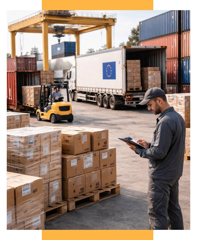 Доставка грузов из Европы от 12853 р., логистика СетСервис-Прм