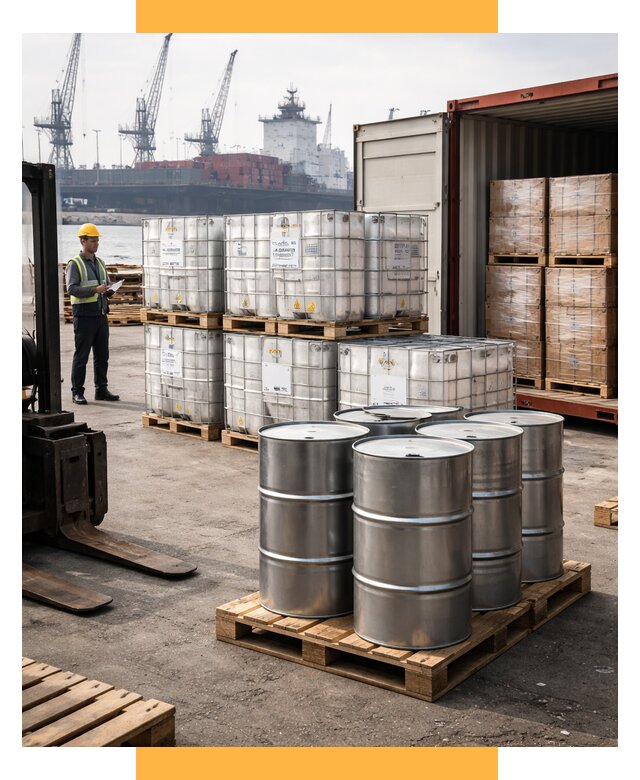 Доставка химического сырья из Индии от 267775 р. | СетСервис-Прм