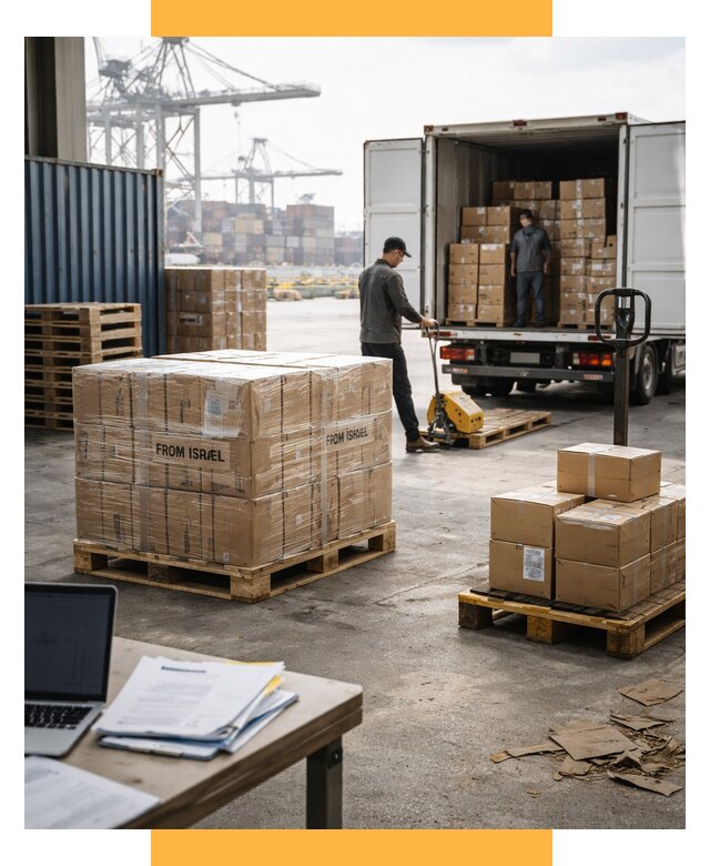 Доставка грузов из Израиля от 16067 р., логистика от СетСервис-Прм
