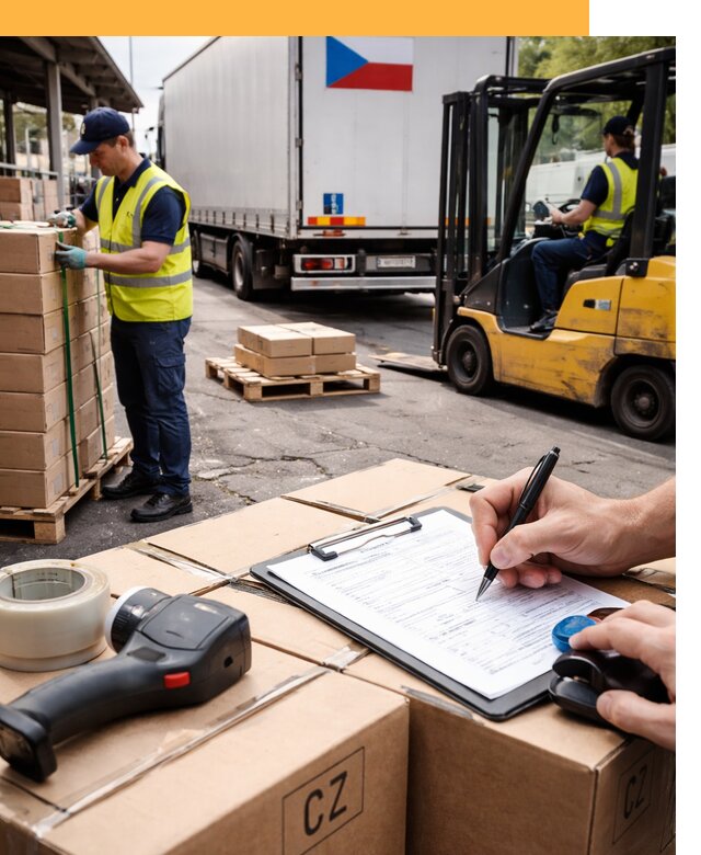 Доставка грузов в Чехию от 37489 руб, международные перевозки