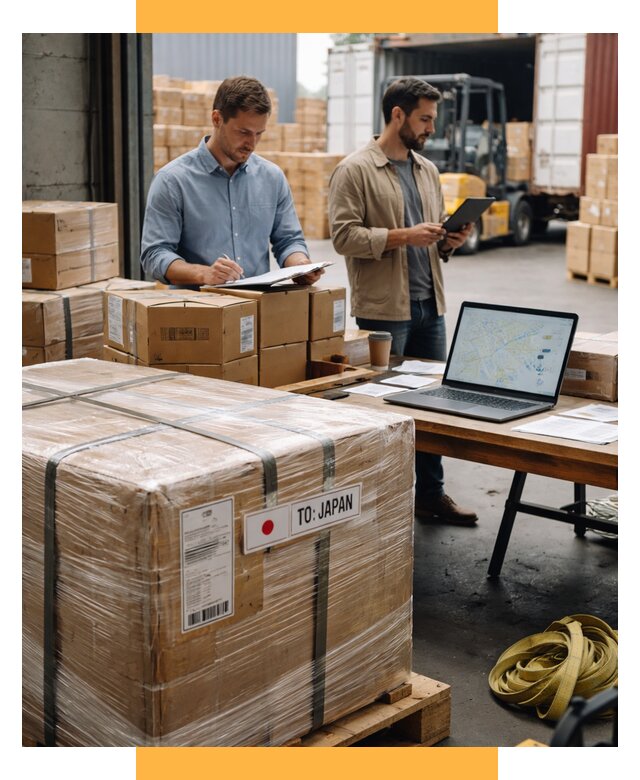 Доставка грузов в Японию от 26778 р., логистика СетСервис-Прм