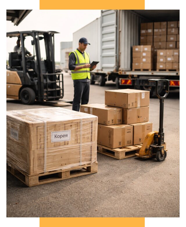 Доставка грузов в Корею из России от 37489 р. | СетСервис-Прм
