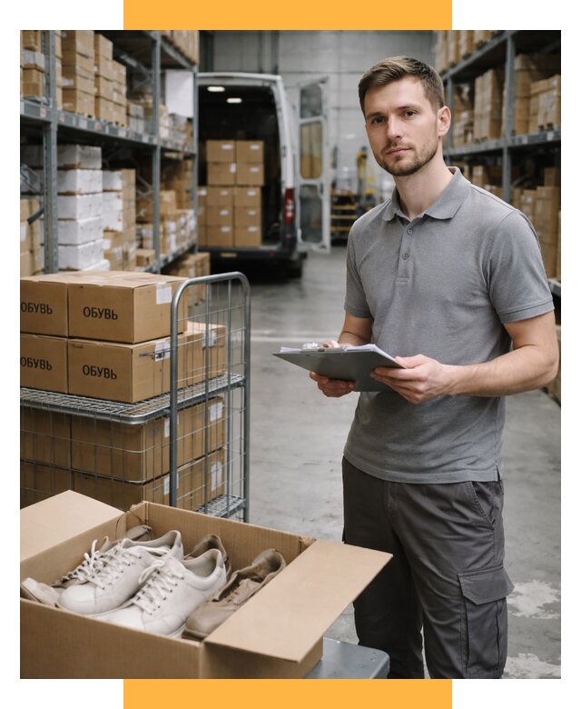 Доставка обуви из Китая и Турции от 4820 р. СетСервис-Прм