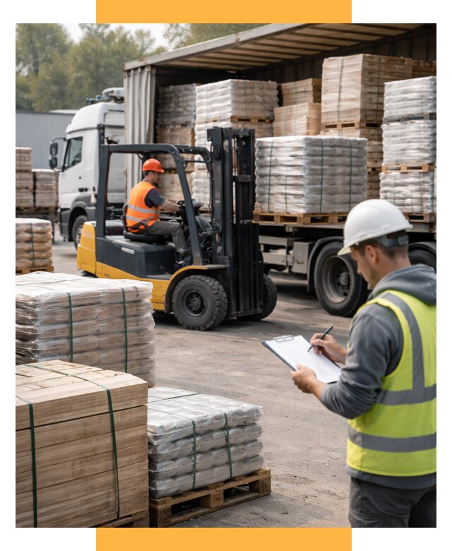 Перевозка строительных материалов от 5891 р. | СетСервис-Прм