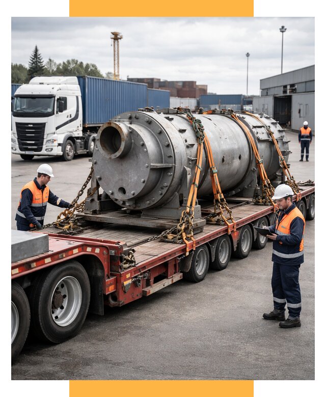 Перевозка тяжеловесных грузов под ключ от 160665 р. | СетСервис-Прм