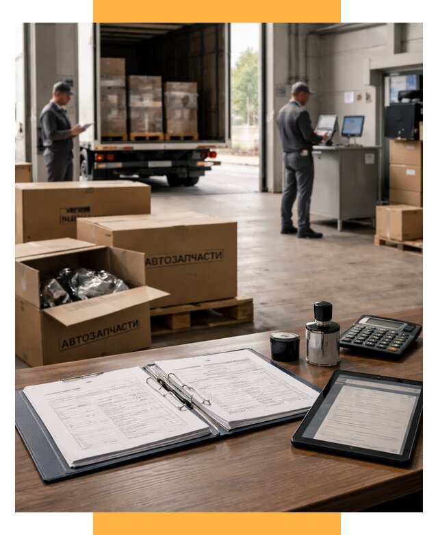 Таможенное оформление автозапчастей под ключ от 9104 р., СетСервис-Прм