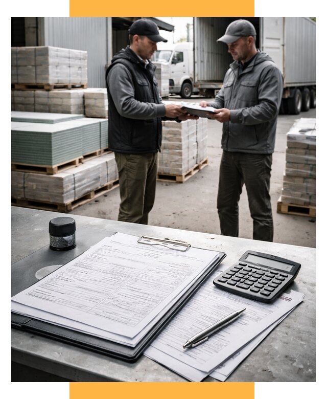Таможенное оформление стройматериалов от 9104 р. | СетСервис-Прм