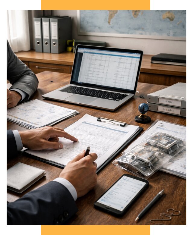 Проверка поставщика за рубежом от 9104 р. | СетСервис-Прм аудит