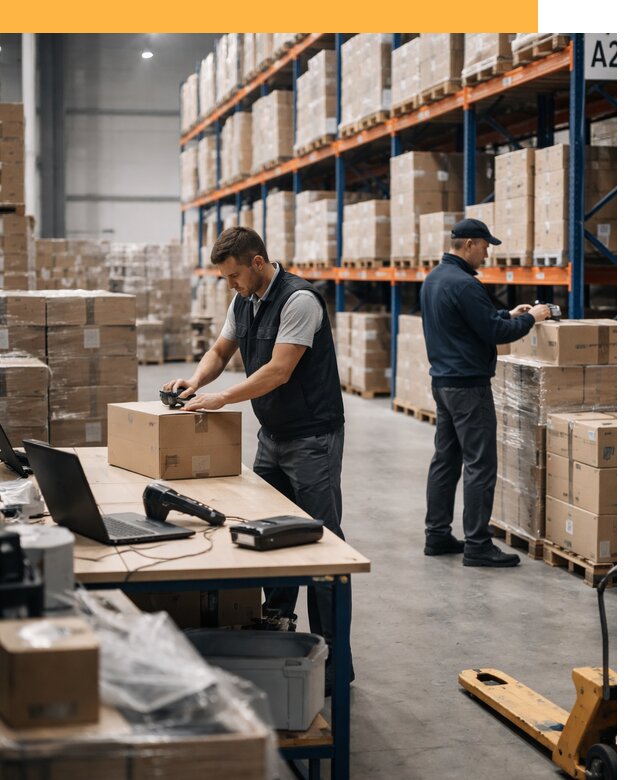 Склад консолидации в Европе: хранение, сортировка от 6962